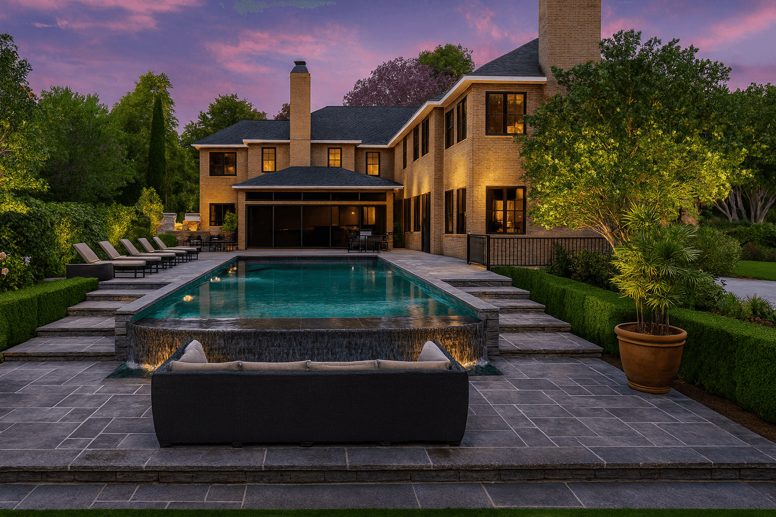 Tropical Sunset Retreat